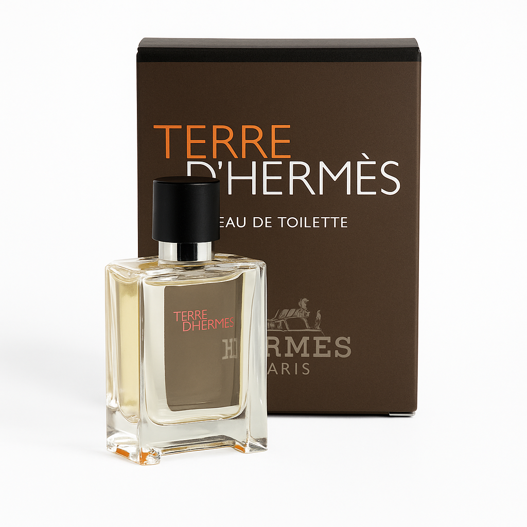Terre d'Hermes 5ml Mini Splash Parfum Rare EdT Hombres