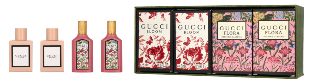 Set de regalo de miniaturas de Gucci Flora