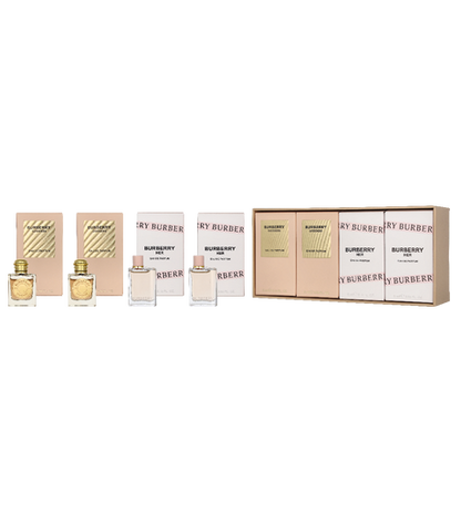 Conjunto de miniaturas para mujer de Burberry